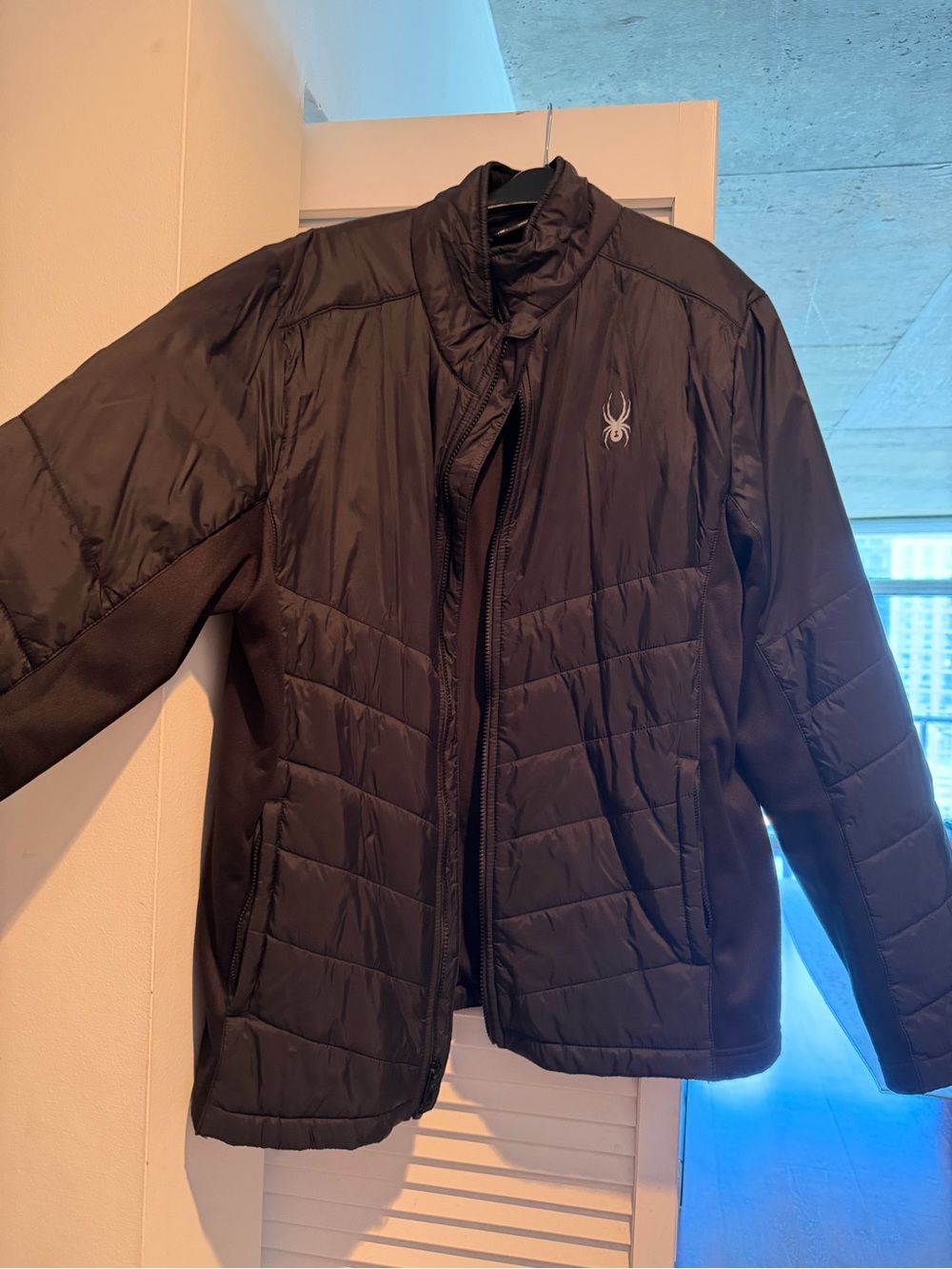 Spyder Men's Black Quilted Insulated Jacket